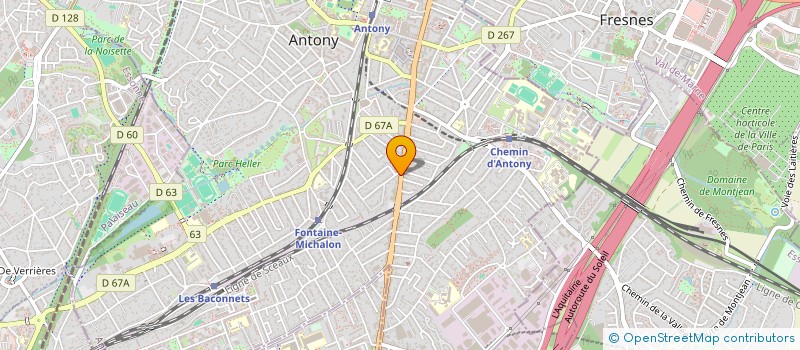 localisation de l'entreprise SYNDICAT DES COPROPRIETAIRES à ANTONY