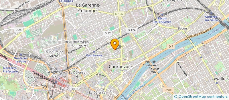 localisation de l'entreprise SYNDICAT DES COPROPRIETAIRES à COURBEVOIE