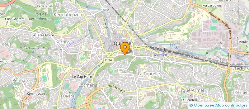 localisation de l'entreprise SYNDICAT DES COPROPRIETAIRES 5 759 RUE JEAN JAURES  QUIMPER