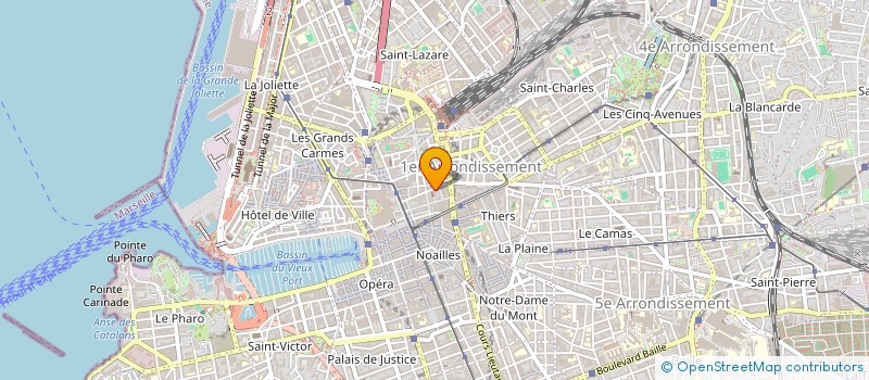 localisation de l'entreprise SYNDICAT DES COPROPRIETAIRES 50 RUE TAPIS VERT 13001 MARSEILLE  MARSEILLE