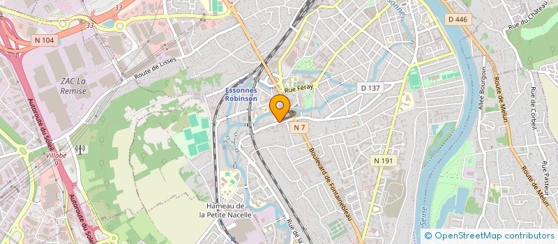 localisation de l'entreprise SYNDICAT DES COPROPRIETAIRES  CORBEIL-ESSONNES