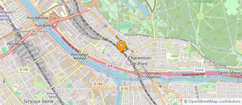 localisation de l'entreprise SYNDICAT DES COPROPRIETAIRES  CHARENTON-LE-PONT