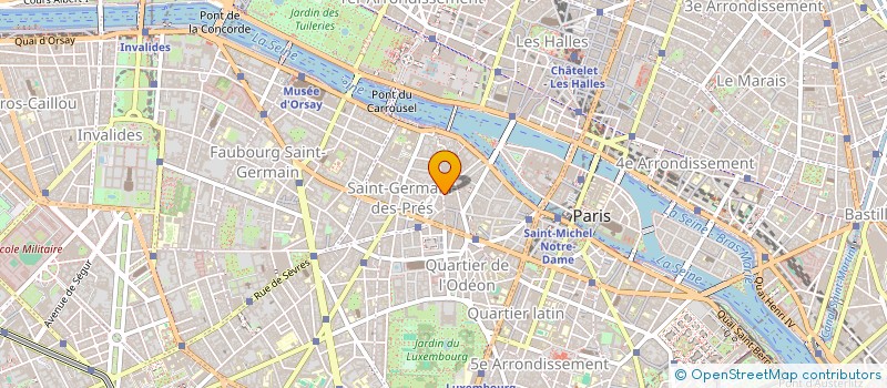 localisation de l'entreprise SYNDICAT DES COPROPRIETAIRES 62 RUE MAZARINE  PARIS