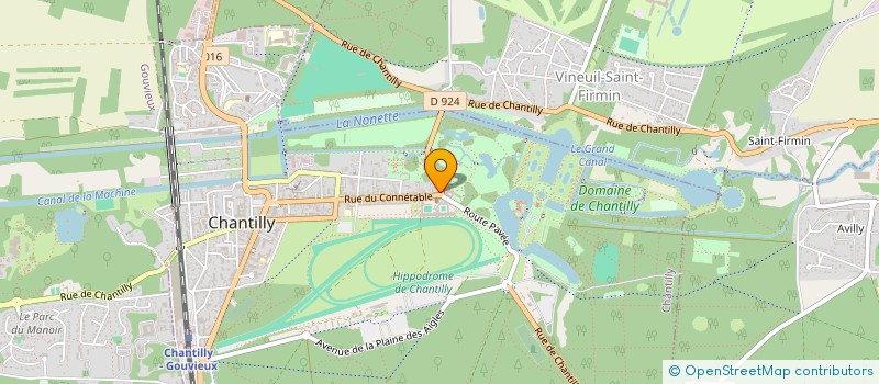 localisation de l'entreprise SYNDICAT DES COPROPRIETAIRES à CHANTILLY