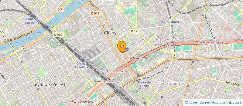 localisation de l'entreprise SYNDICAT DES COPROPRIETAIRES 8-10-12 RUE DU DR CALMETTE CLICHY  CLICHY