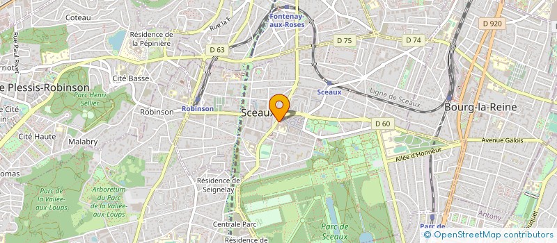 localisation de l'entreprise SYNDICAT DES COPROPRIETAIRES à SCEAUX