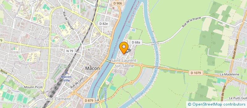 localisation de l'entreprise SYNDICAT DES COPROPRIETAIRES ALLEE MEDICIS  SAINT-LAURENT-SUR-SAONE