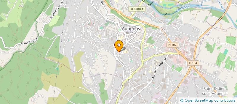 localisation de l'entreprise SYNDICAT DES COPROPRIETAIRES AMANDINES  AUBENAS