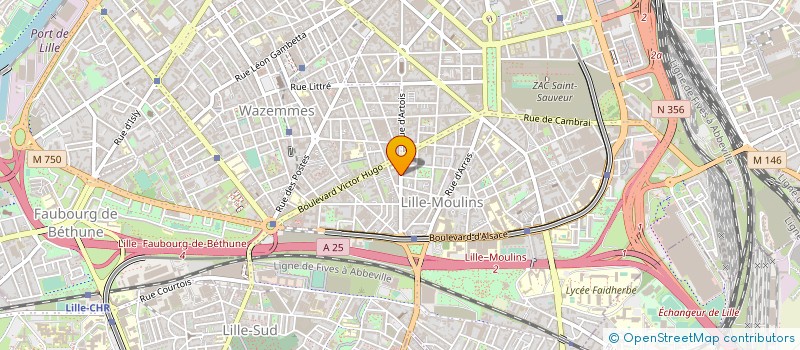 localisation de l'entreprise SYNDICAT DES COPROPRIETAIRES ARTOIS 134 à LILLE
