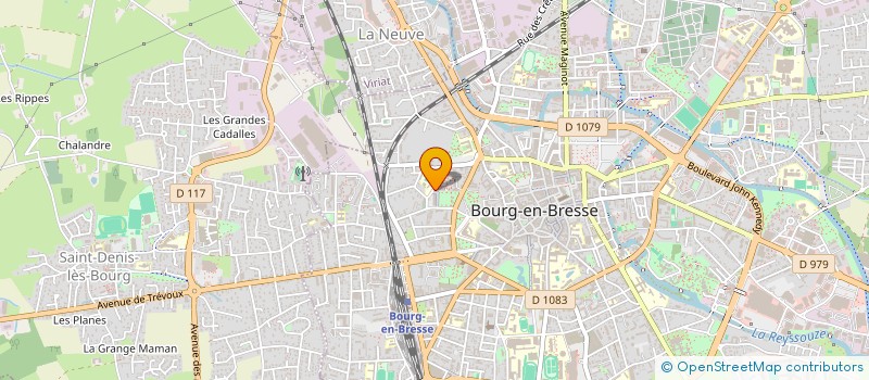 localisation de l'entreprise SYNDICAT DES COPROPRIETAIRES AUBRY RENAISSANCE à BOURG-EN-BRESSE