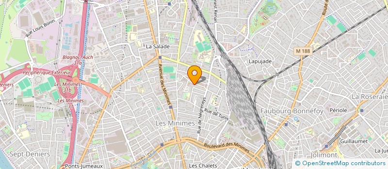 localisation de l'entreprise SYNDICAT DES COPROPRIETAIRES BAT E1 à TOULOUSE