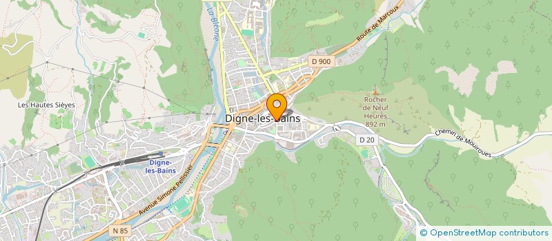 localisation de l'entreprise SYNDICAT DES COPROPRIETAIRES BD SOUSTRE à DIGNE-LES-BAINS