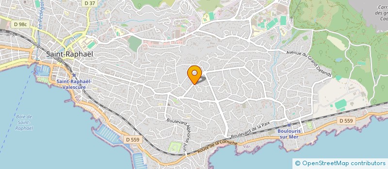 localisation de l'entreprise SYNDICAT DES COPROPRIETAIRES CLUB DES PINS à SAINT-RAPHAEL