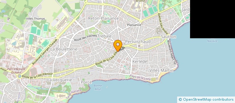 localisation de l'entreprise SYNDICAT DES COPROPRIETAIRES CORTEL  SAINT-NAZAIRE