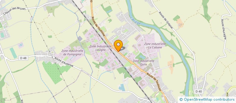 localisation de l'entreprise SYNDICAT DES COPROPRIETAIRES DE L ENSEMBLE IMMOBILIER DU 76 ROUTE DE TOULOUSE A AUTERIVE  AUTERIVE