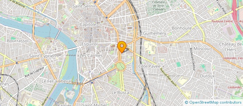 localisation de l'entreprise SYNDICAT DES COPROPRIETAIRES DE L'IMMEUBLE 2 RUE DES VASES à TOULOUSE