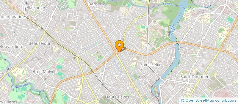 localisation de l'entreprise SYNDICAT DES COPROPRIETAIRES DE L IMMMEUBLE LE RABELAIS  NANTES