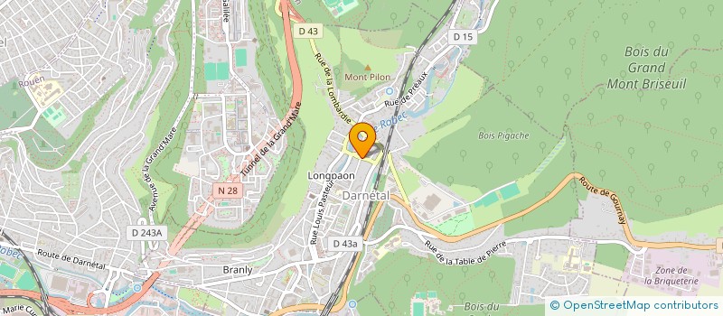 localisation de l'entreprise SYNDICAT DES COPROPRIETAIRES DE LA RES ARBOREA  DARNETAL