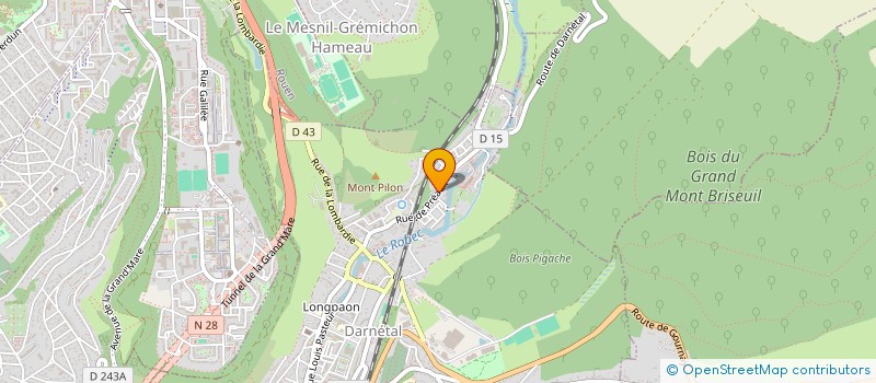 localisation de l'entreprise SYNDICAT DES COPROPRIETAIRES DE LA RES ASL NATUREA  DARNETAL