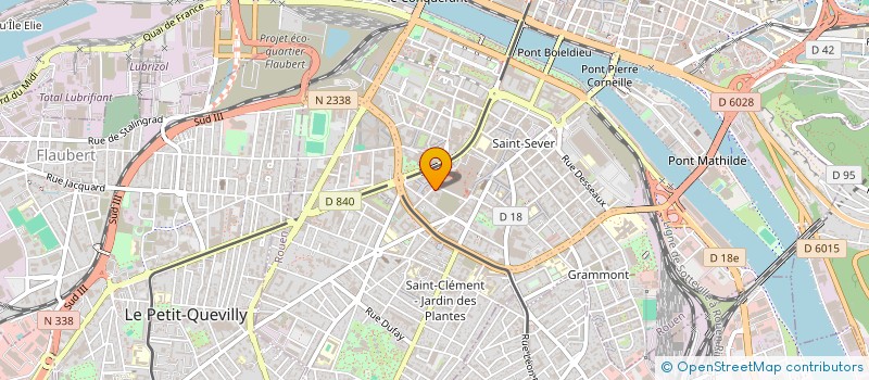 localisation de l'entreprise SYNDICAT DES COPROPRIETAIRES DE LA RES CARRE FLORA à ROUEN