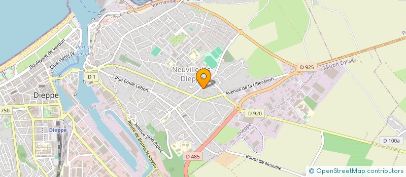 localisation de l'entreprise SYNDICAT DES COPROPRIETAIRES DE LA RESIDENCE ALBATROS à DIEPPE