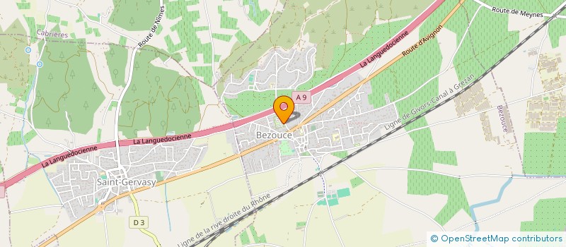 localisation de l'entreprise SYNDICAT DES COPROPRIETAIRES DE LA RESIDENCE DOMAINE DE BELLAVISTA  POULX