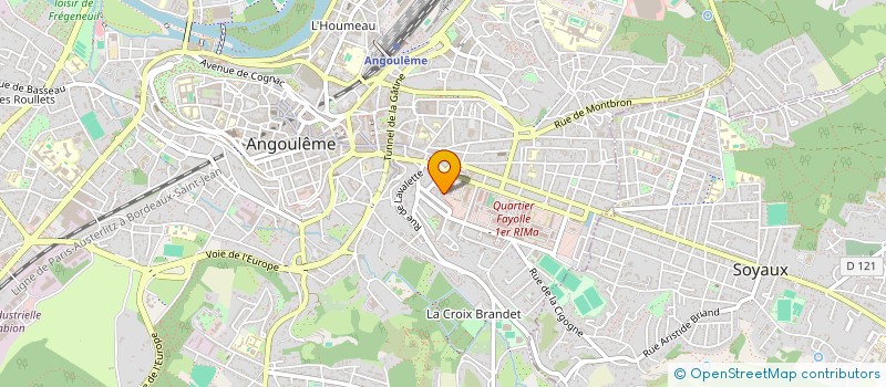 localisation de l'entreprise SYNDICAT DES COPROPRIETAIRES DE LA RESIDENCE JEAN DU TILLET à ANGOULEME