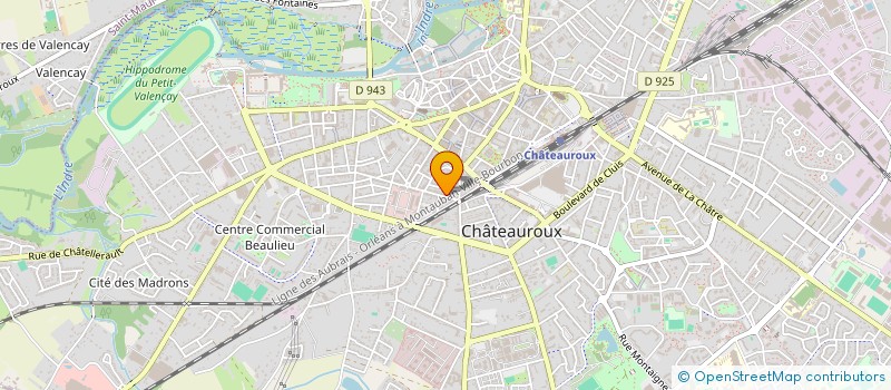 localisation de l'entreprise SYNDICAT DES COPROPRIETAIRES DE LA RESIDENCE LA PETITE FADETTE à CHATEAUROUX