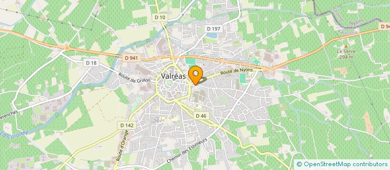 localisation de l'entreprise SYNDICAT DES COPROPRIETAIRES DE LA RESIDENCE LES TERRASSES DU SUD à VALREAS
