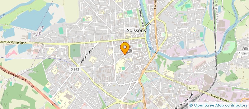localisation de l'entreprise SYNDICAT DES COPROPRIETAIRES DE LA RESIDENCE PLESSIS DU MAIL à SOISSONS