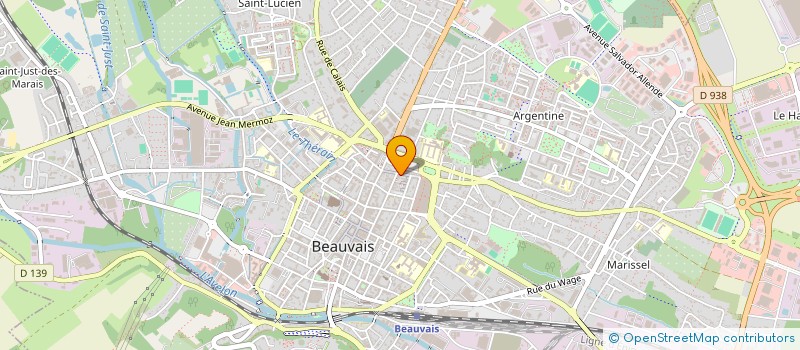 localisation de l'entreprise SYNDICAT DES COPROPRIETAIRES DE LA RUE DU 27 JUIN  BEAUVAIS