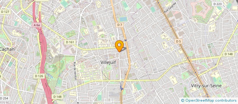 localisation de l'entreprise SYNDICAT DES COPROPRIETAIRES DU 22 RUE JEAN JAURES à VILLEJUIF