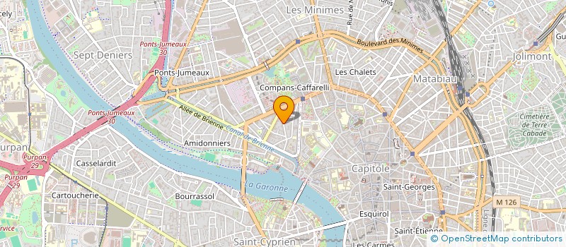 localisation de l'entreprise SYNDICAT DES COPROPRIETAIRES DU 29 RUE LANCEFOC  TOULOUSE