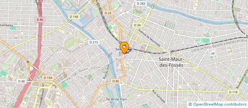 localisation de l'entreprise SYNDICAT DES COPROPRIETAIRES DU 32 BIS RUE DES REMISES à SAINT-MAUR-DES-FOSSES