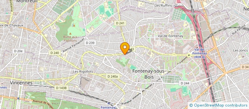 localisation de l'entreprise SYNDICAT DES COPROPRIETAIRES DU 85 ANDRE TESSIER à FONTENAY-SOUS-BOIS