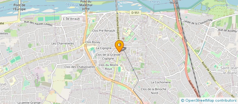 localisation de l'entreprise SYNDICAT DES COPROPRIETAIRES DU CENTRE COMMERCIAL SAINT MARCEAU A ORLEANS  ORLEANS
