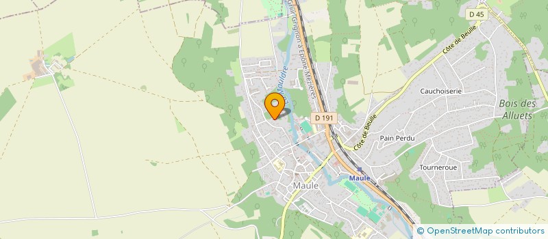 localisation de l'entreprise SYNDICAT DES COPROPRIETAIRES DU CHATEAU DU HAGNOU (SCCH)  MAULE