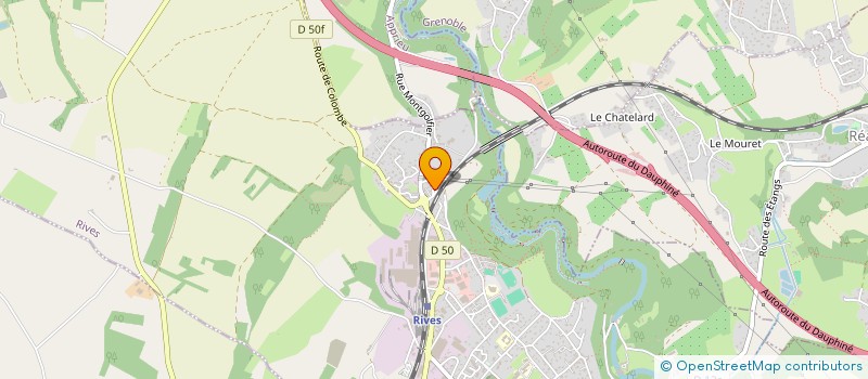 localisation de l'entreprise SYNDICAT DES COPROPRIETAIRES DU COLOMBIER  RIVES