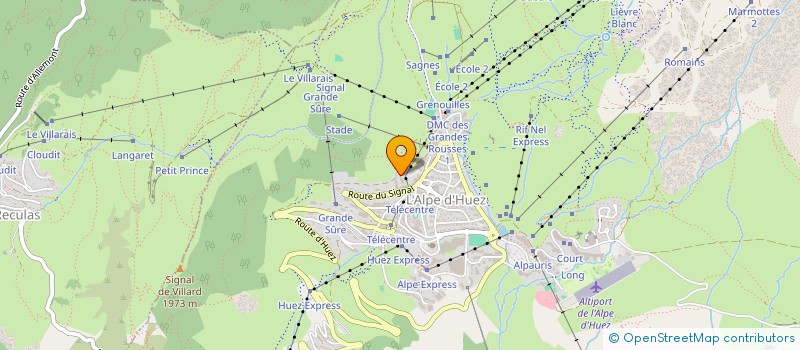 localisation de l'entreprise SYNDICAT DES COPROPRIETAIRES DU HAMEAU DE CLOTAIRE  HUEZ