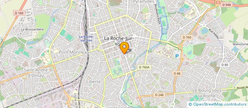 localisation de l'entreprise SYNDICAT DES COPROPRIETAIRES DU LAURENT à LA ROCHE-SUR-YON