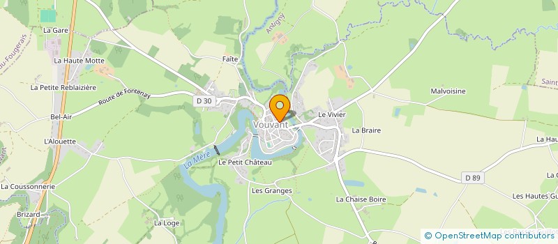 localisation de l'entreprise SYNDICAT DES COPROPRIETAIRES DU MONASTERE à VOUVANT