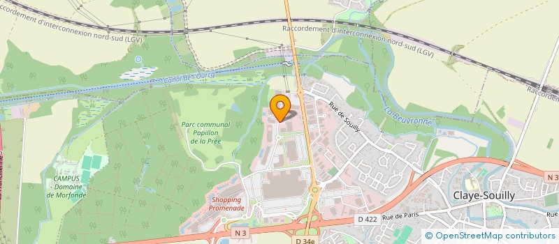 localisation de l'entreprise SYNDICAT DES COPROPRIETAIRES DU PAC CLAYE-SOUILLY IV  CLAYE-SOUILLY