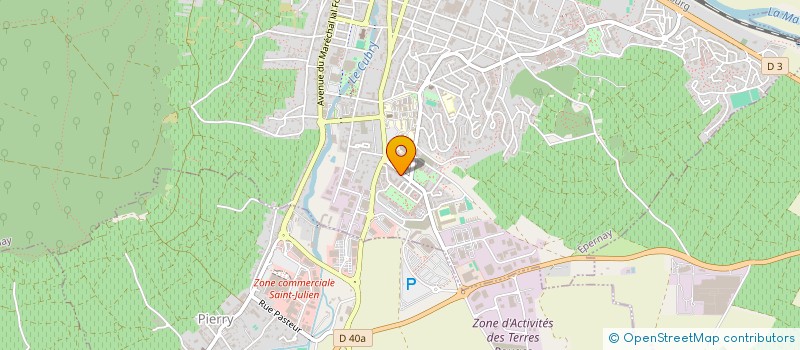 localisation de l'entreprise SYNDICAT DES COPROPRIETAIRES ' DU PALAIS'  EPERNAY