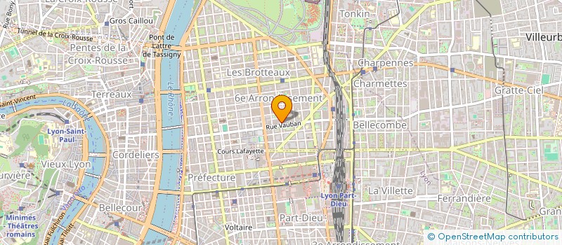 localisation de l'entreprise SYNDICAT DES COPROPRIETAIRES DU PRIEURE  LYON