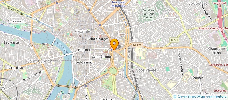 localisation de l'entreprise SYNDICAT DES COPROPRIETAIRES DUPUY  TOULOUSE