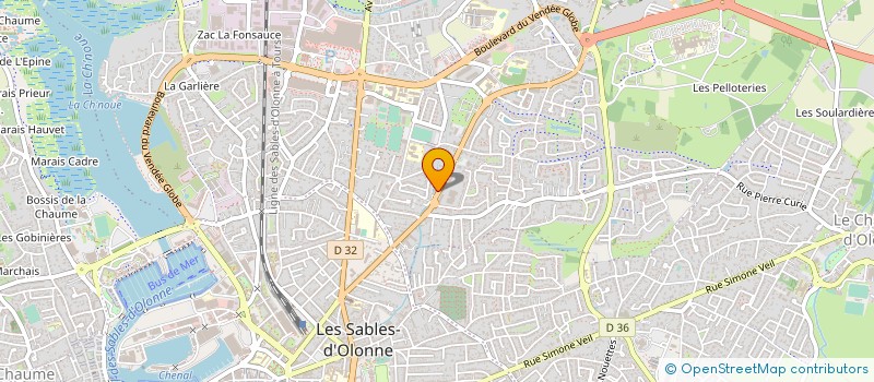 localisation de l'entreprise SYNDICAT DES COPROPRIETAIRES ESPADON à LES SABLES D'OLONNE