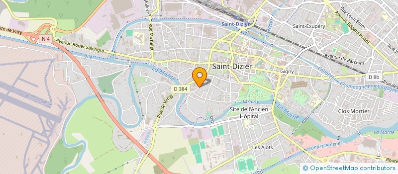 localisation de l'entreprise SYNDICAT DES COPROPRIETAIRES GENERAL MAISTRE à SAINT-DIZIER