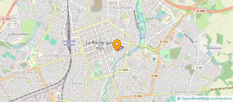 localisation de l'entreprise SYNDICAT DES COPROPRIETAIRES GUINE 4  LA ROCHE-SUR-YON