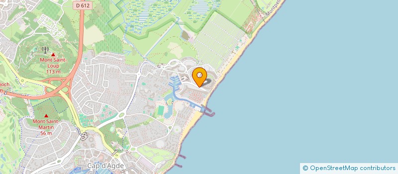 localisation de l'entreprise SYNDICAT DES COPROPRIETAIRES HELIOPOLIS E  AGDE