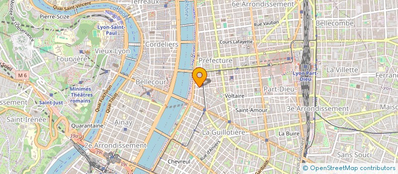 localisation de l'entreprise SYNDICAT DES COPROPRIETAIRES IMMEUBLE 2 RUE MARIUS AUDIN LYON  LYON